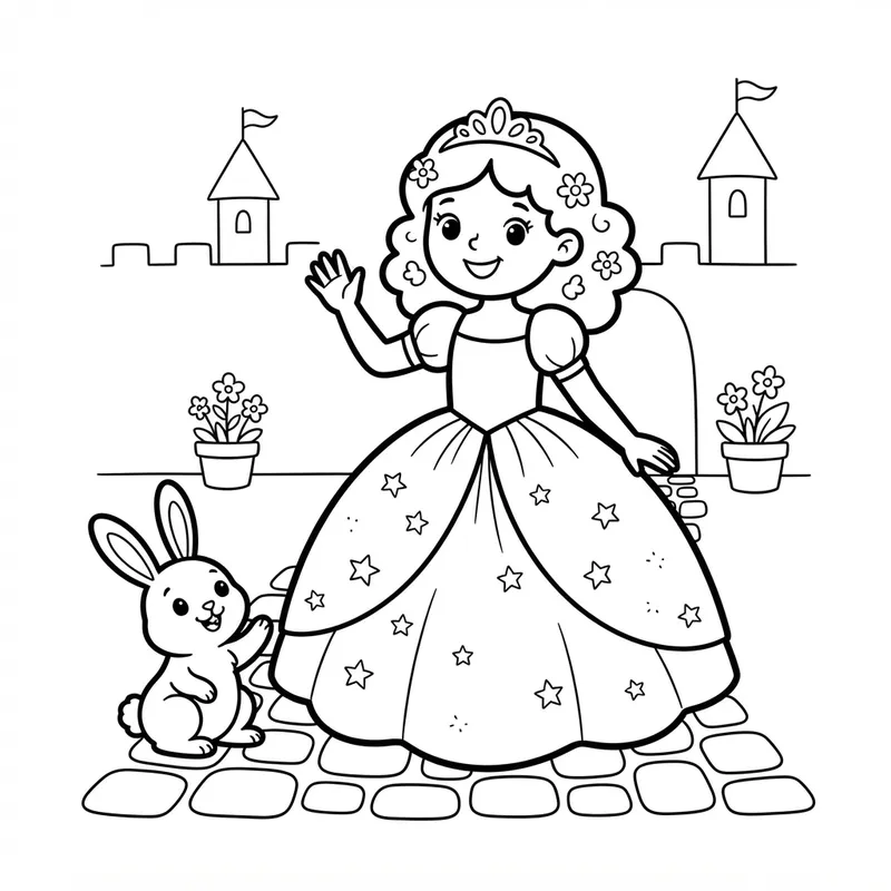 Princesses of Wonders: Enchanted kingdoms Coloring Book — 1